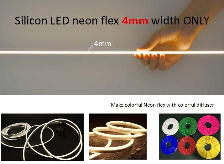 Sideview LED Neon Flex Light IP67 RGB Silicone Tube