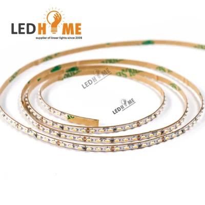 SMD 1808 240LEDs 24V PCB 3mm LED Strip 3000K From Factory