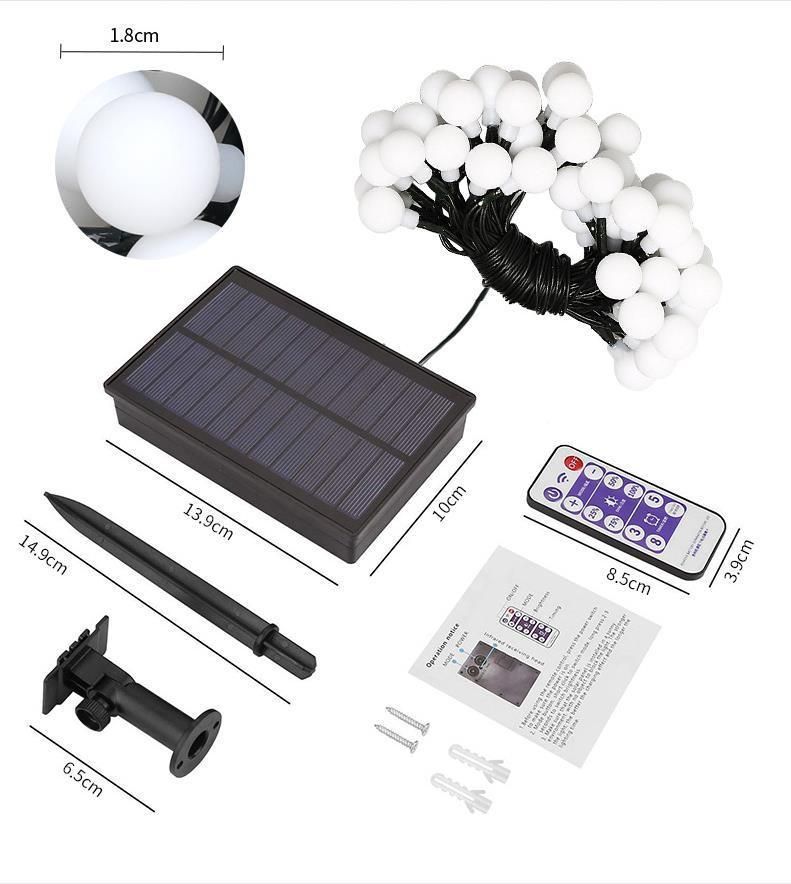 Factory Wholesale High Quality Outdoor Solar LED Ball Lights