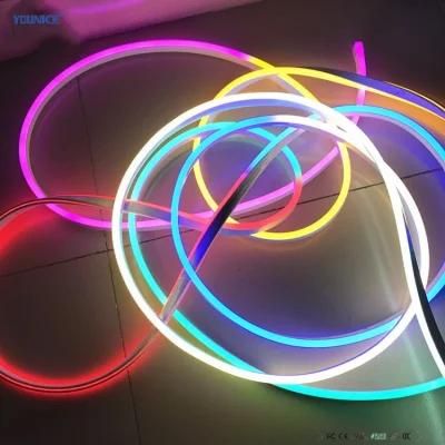 360 Degree Full Illumination Colorful DC24V 22diameter 120LEDs/M LED Flexible Neon Strip