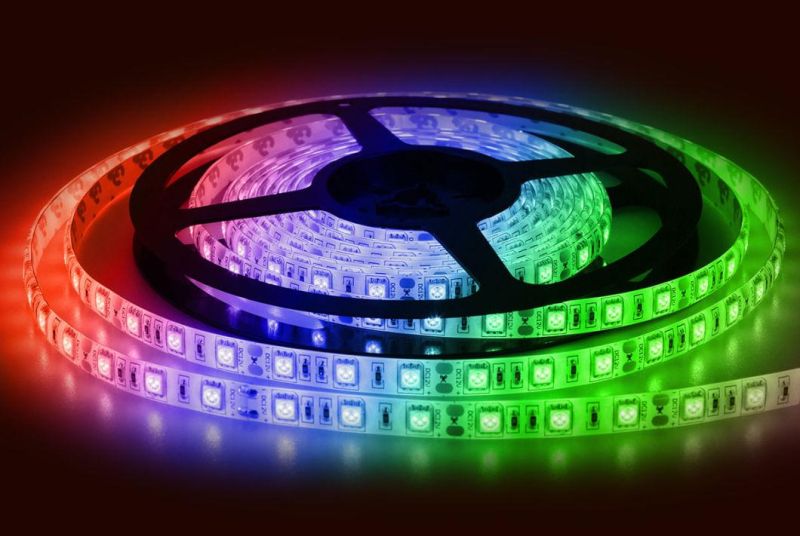 Wholesale LED Strip Light 60LED/M 14.4W 5050 RGB LED Strip 12V IP65 Waterproof Flexible LED Strip