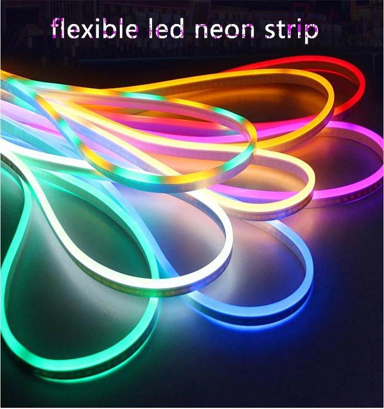 13mm Outdoor 12V LED Waterproof Rope Light Yellow Neon Light