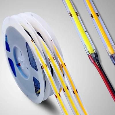 Decoration LED COB Light Remote DC 24V Flexible LED Strip with CE Certificate