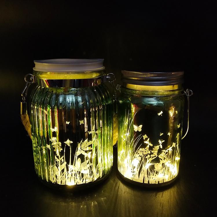 LED String Fairy Star Firefly Mason Glass Jar Lights