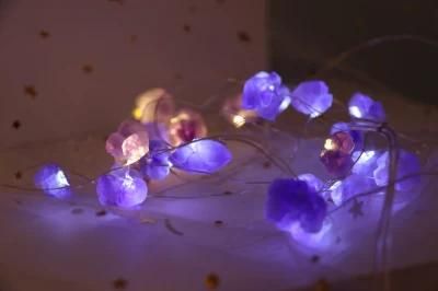 Natural Crystal String Lights Battery Operated Amethyst LED Fairy Lights