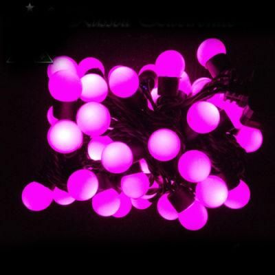 Purple Color Outdoor Decoration Globe String Light