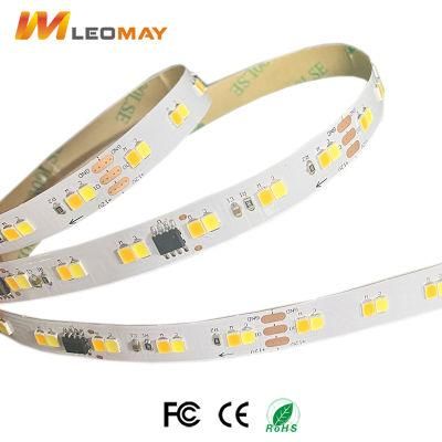 12V 2835 Led Strip Light 144Leds/M 1903Ic Cct 10Mm 8W Dual Color Light Strip