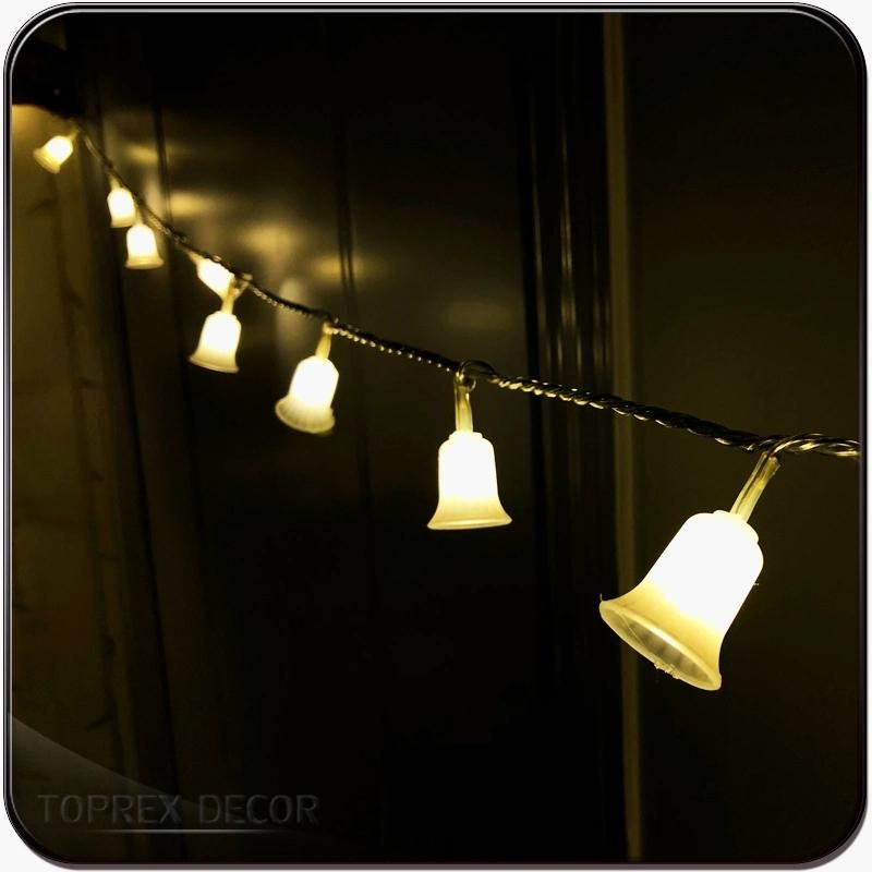 Toprex Christmas Decor Jingle Bell String Lights