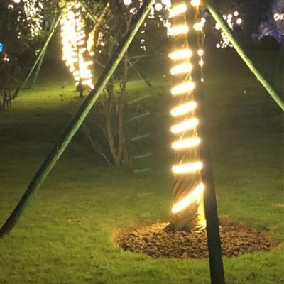 120V LED Strip Light with Power Supply Outdoor Use in Garden Xmas Tree for Decorative