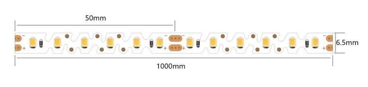 S Shape 2835 Any-Angle Bendable Flexible Tape LED Strip Light