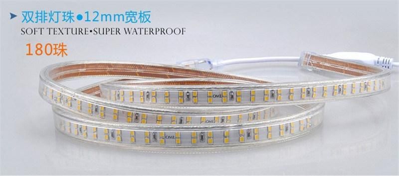 220V 2835 180 Double Line High Brightness LED Flexible Strip