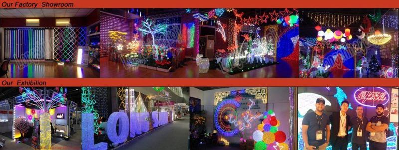 300LEDs 9.8feet LED Curtain Lights for Christmas Decoration