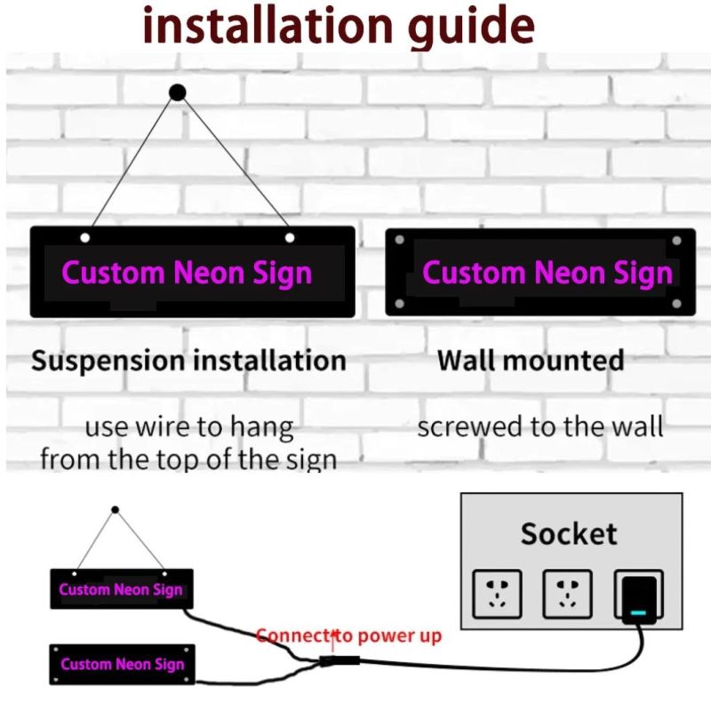 Custom LED Neon Sign Bedroom Party LED Neon Sign