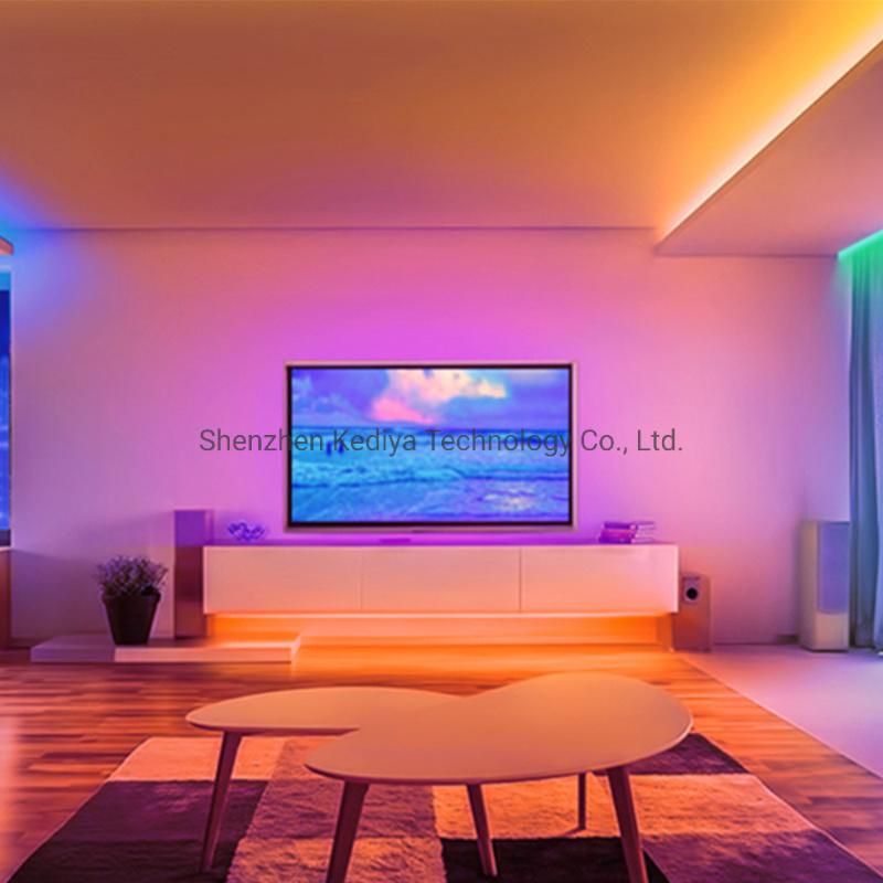 1m 2m 3m 4m 5m LED TV Light DC5V USB RGB Neon Backlight Smart LED Strip Light for TV HDTV Background Decoration Lighting