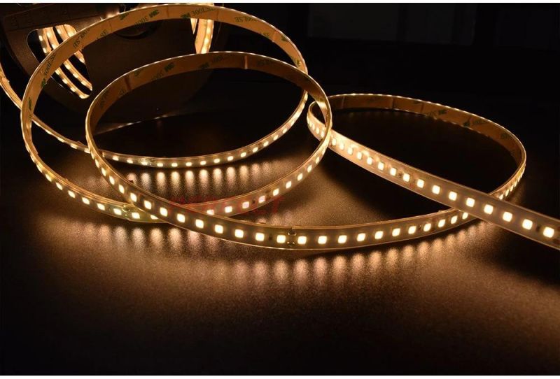 High Luminous Efficiency SMD2835 128LEDs/M 160lm/W LED Strip 24V IP20 Flexible LED Strip Light