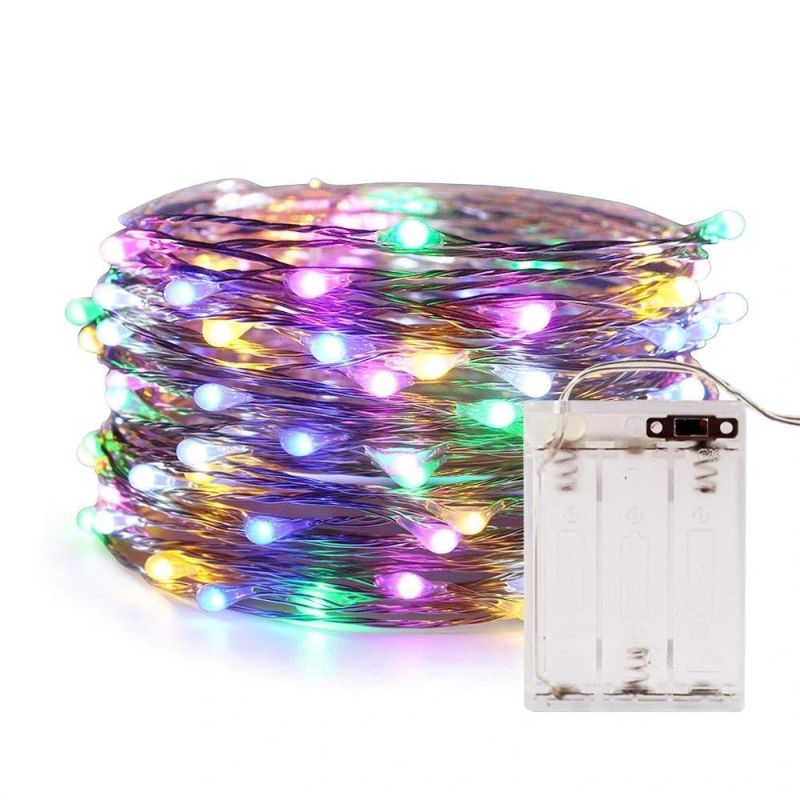 Copper Wire 3 AA Battery Operated LED Micro String Light