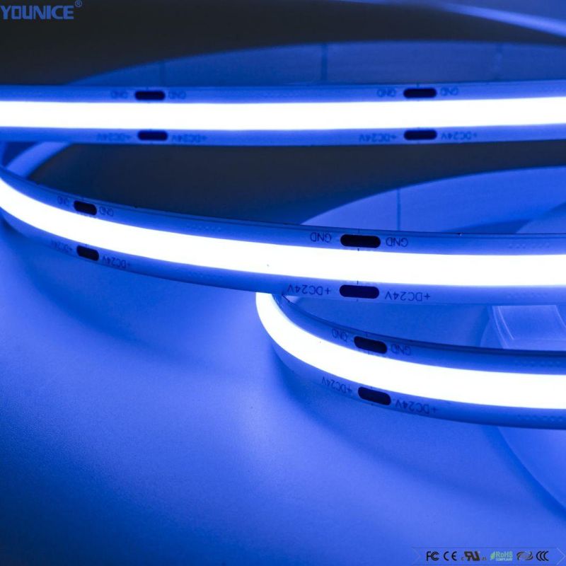 8mm Width 320LEDs/M Ra90 DC24V LED Flexible COB Strip