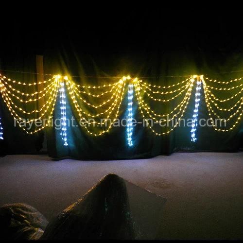 Outdoor LED Curtain Light Christmas Window Decoration