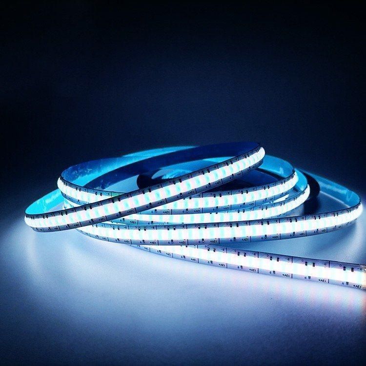 COB Highlight 24V Voltage 8mm High Density Indoor and Outdoor Waterproof Strip