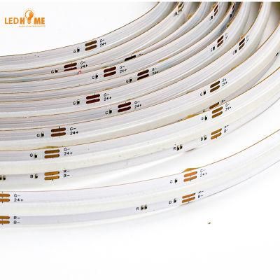 2021 Hot Low Price 24V 280 LED RGB COB LED Strip for Aluminum Profile