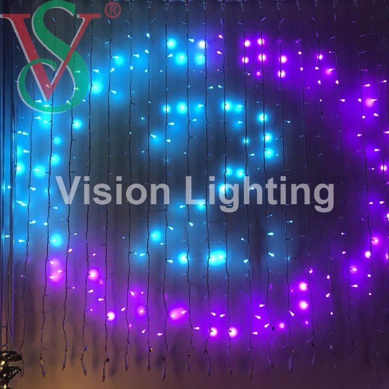 Christmas Decoration DMX512 Smart Madrix LED Pixls String Light