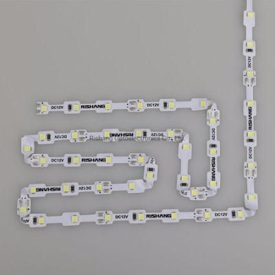 30LEDs Zigzag 7W DC12V CCT 15000K SMD LED Strip Light