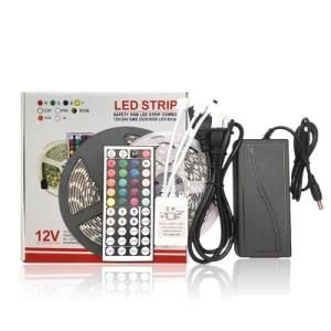 China Supplier High Lumen 12V 300LEDs RGB Lights SMD 5050 Flexible RGB LED Strip Lighthigh Lumen