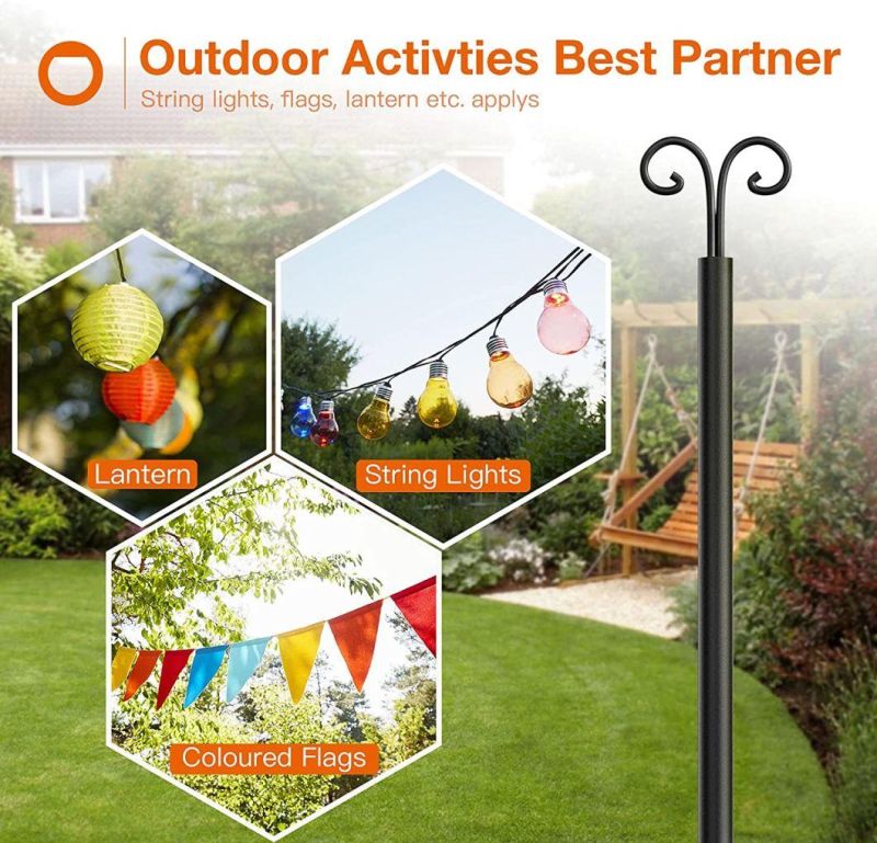 String Lights Poles for Your Garden, Patio, Wedding, Party, Birthday Decorations