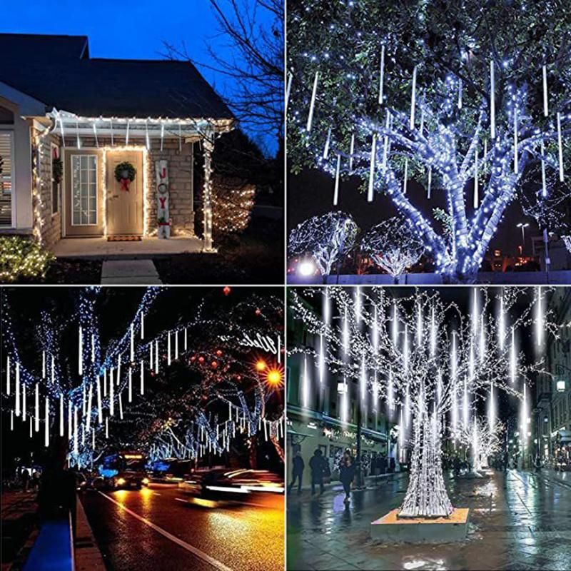 30/50cm Christmas Lights Meteor Shower Lights Waterproof Fairy Lights