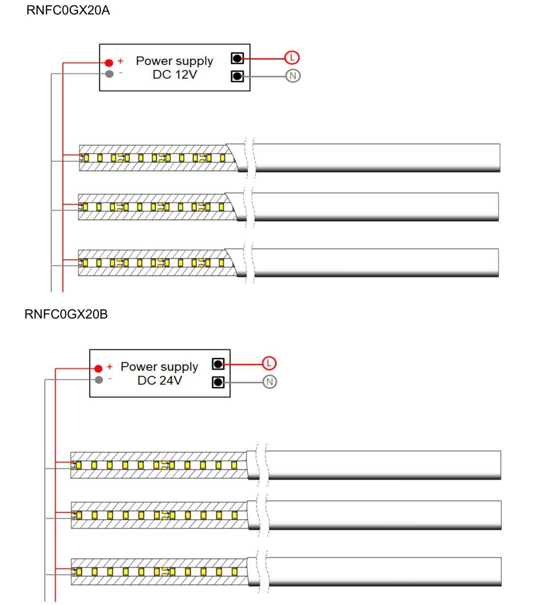 12W 2835neon LED Light Strip 2700K 6500K RGB Flex