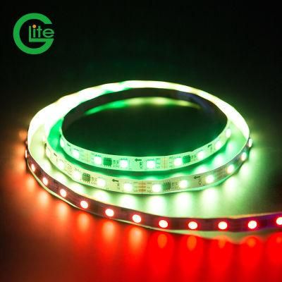 Magic Digital LED Strip 30 LED Addressable Strip RGB 12V Ws2811 with Power Supplier and Controller LED Strip