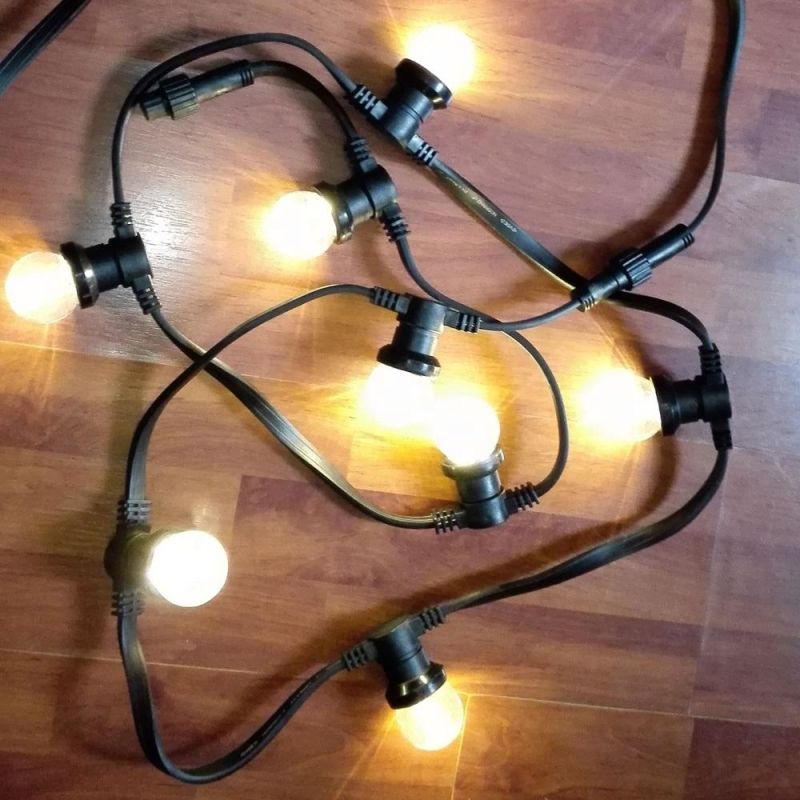 Commercial Main Voltage 220V External Festoon Chain Light