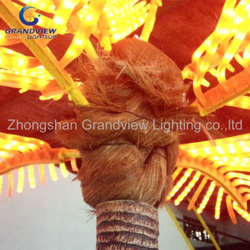 Decorative Fake Palm Artificial Trunk LED Palm Tree Light 2.5m 2015 New Product