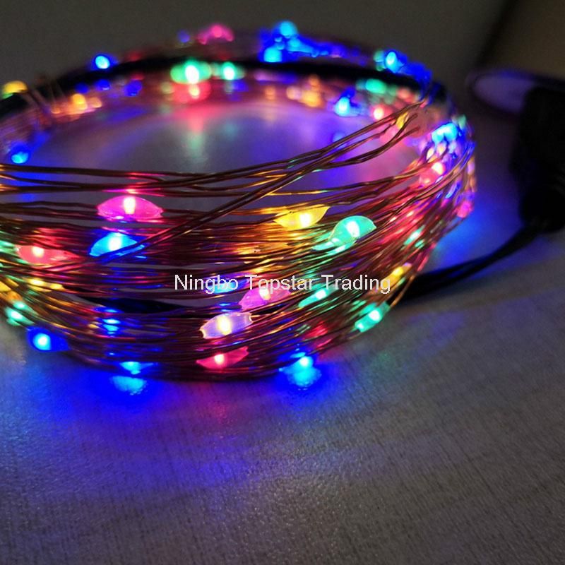 USB Powered Wedding Party Christmas Bedroom Decoration Chain Xmas Lights Copper Strip Light Wire String LED Fairy Light USB String Light USB Copper Light