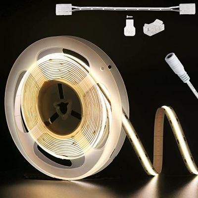 High Density Flexible SMD LED Strip CRI &gt;85 LED Tape COB LED Strip Light