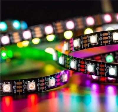 IC Built-out Programmable Dimmable Lighting Full Color Rope Light Rgbww LED Strip