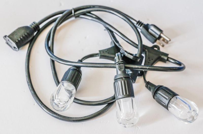 Outdoor Waterproof String Light Cord, Used for Holiday, Wedding Decoration