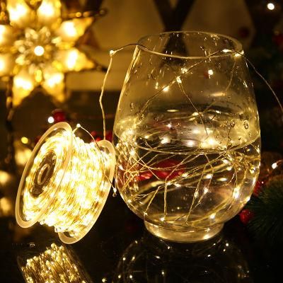 LED String Fairy Lights Holiday Lighting Garland for Christmas Tree Wedding Party Decor