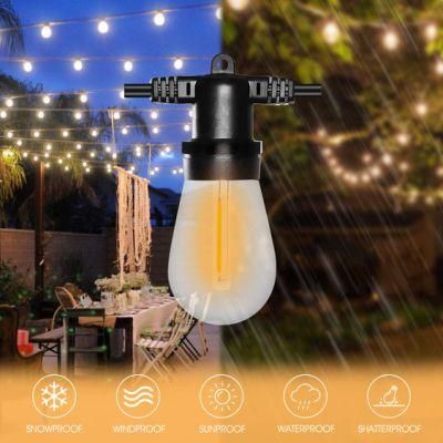 A19 A60 S14 St64 Solar Outdoor Festoon christmas Decoration String Light