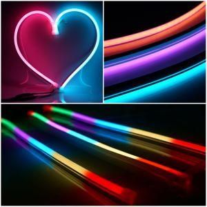 31.5inch/80cm RGB Color Changing LED Strip Lights Kit for Car Boat Audio with Brake+Turn Signal 4-Zones Controller