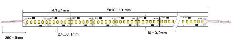 IP68 Outdoor Linear Light 420LED Per Meter LED Strip Light 2216 SMD Christmas Lights Warm White LED Light Strip Waterproof Flexible LED Strip