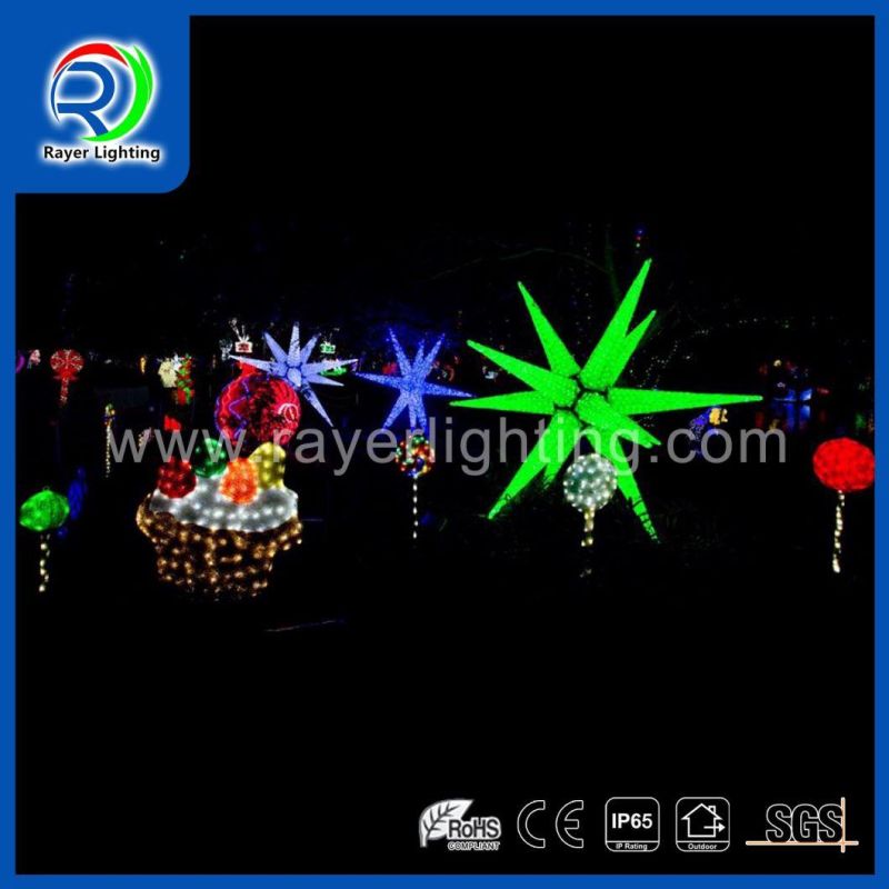 Unique Small Items Christmas Ornaments LED Star Decoration Light