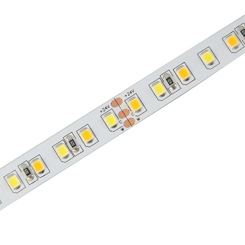 Top5 LED strip manufacture superior color rendering SMD 2835 120LEDs/m CCT Adjustable LED Strip Lights