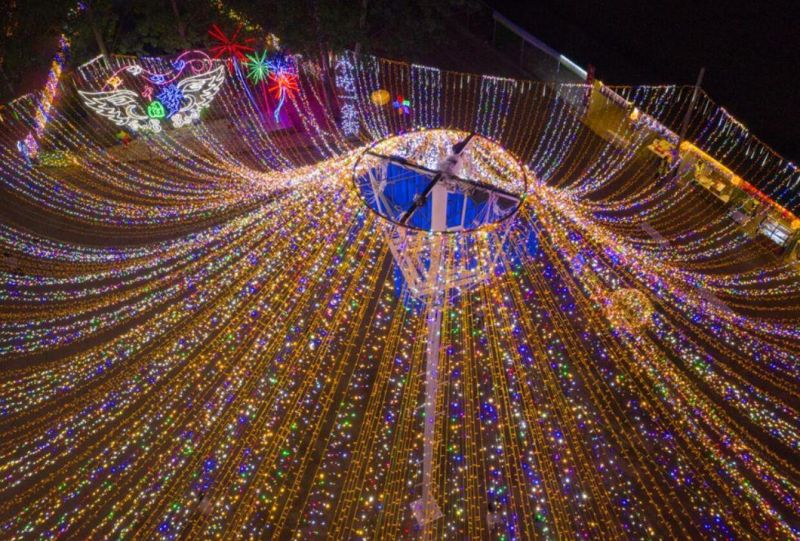 LED Decoration Outdoor Christmas Decoration Commercial Lighting Tunnel String Lights