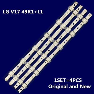 LCD LED TV Spare Parts LG 49uj6510 LED Bar Strips V17 49 R1+L1 Big Lens Lb