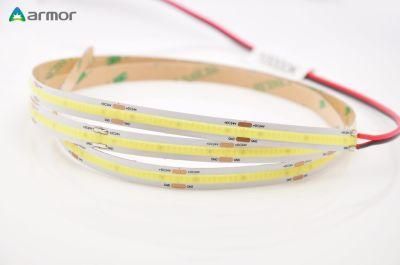 IP20 Tape Light White Flexible 8mm 10mm 12V 24V Flexible 480LEDs COB LED Light Strip