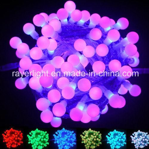 LED External Xmas Light Decoration LED Color Changing Light LED Ball String Lights