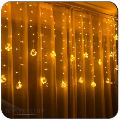 Eid Ramadan Garland String LED Fairy Icicle Lights