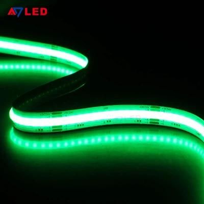 Popular Multicolor Smart Non-Waterproof Flexible Dotless COB LED Strip Lights 840 Chips 24V 5m RGB LED Strip Light