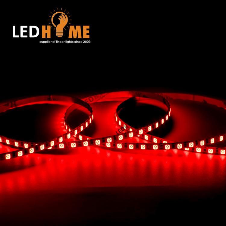 Mini RGB Strip Lighting 5mm Width SMD LED Strip 24V 8W 120 LED Chips/M